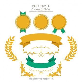 Certificate Logo - Award Vectors, Photo and PSD files