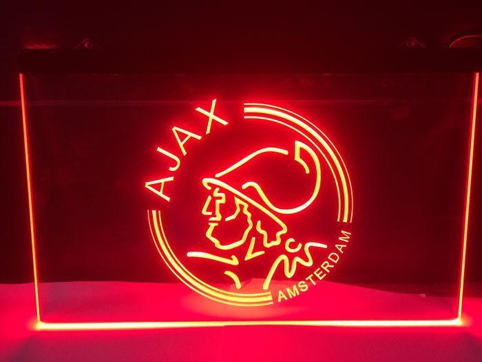 Ajax Logo - Ajax - logo - neon light - 20x30cm - red - Ajax Amsterdam - Catawiki