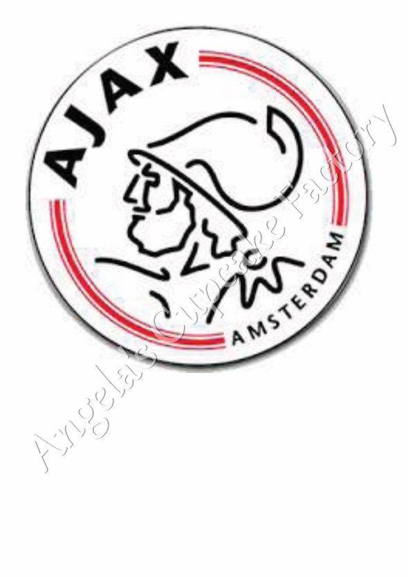 Ajax Logo - Eetbare print Ajax logo groot - Bake and More