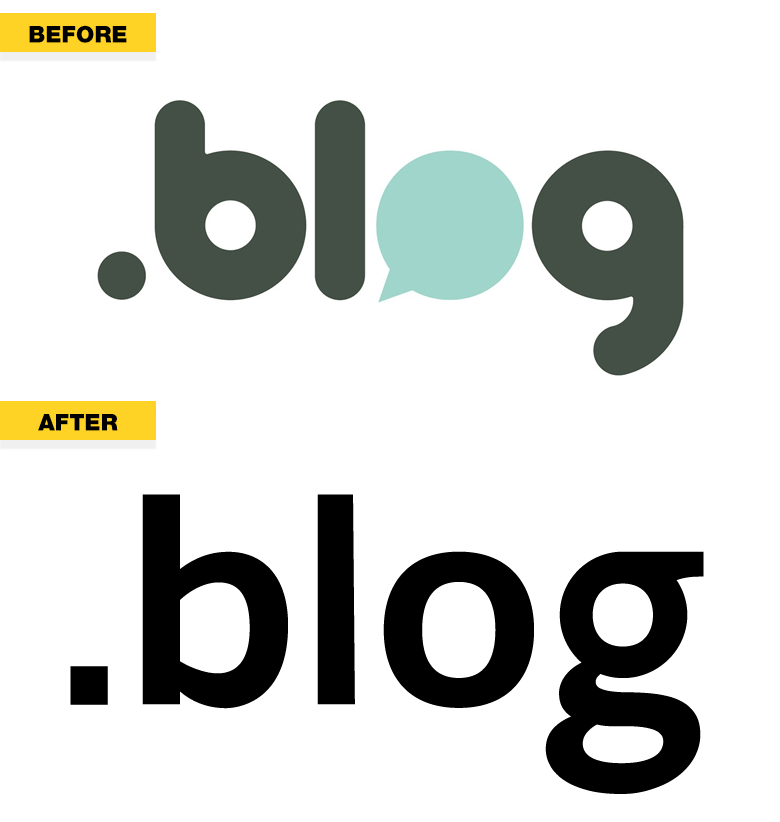 Dot.Blog Logo - Design minimalism : Dot .Blog rolls out new creative #logo