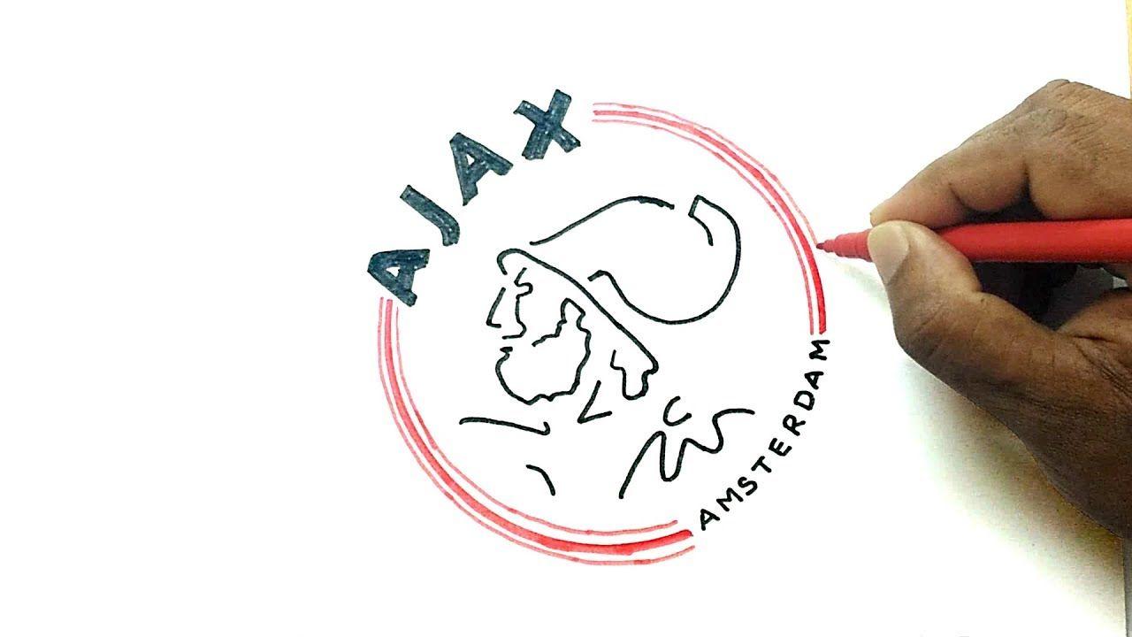 Ajax Logo - How to Draw the Ajax Logo - YouTube