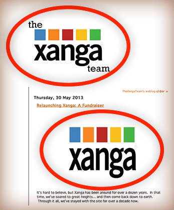 Xanga Logo - xanga-logo-squished-2 - Spudart