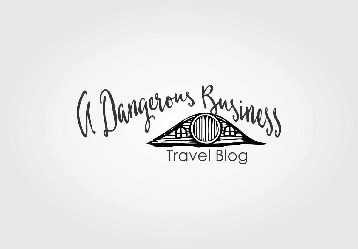 Dot.Blog Logo - Personable, Bold, Travel Logo Design for A Dangerous Business Travel