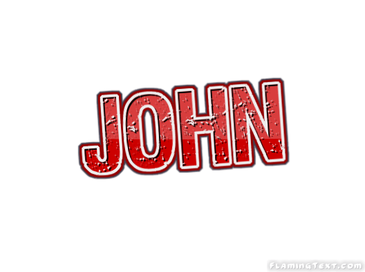 John Logo - John Logo. Free Name Design Tool from Flaming Text