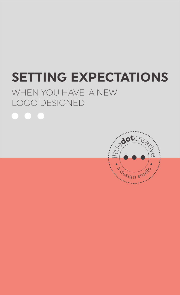 Dot.Blog Logo - Setting expectations when you have a new logo designed