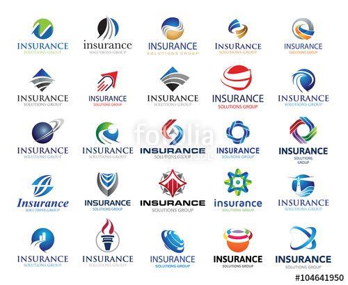 Business-Insurance Logo - Global Insurance Business Solution Group Logo Elements Stock