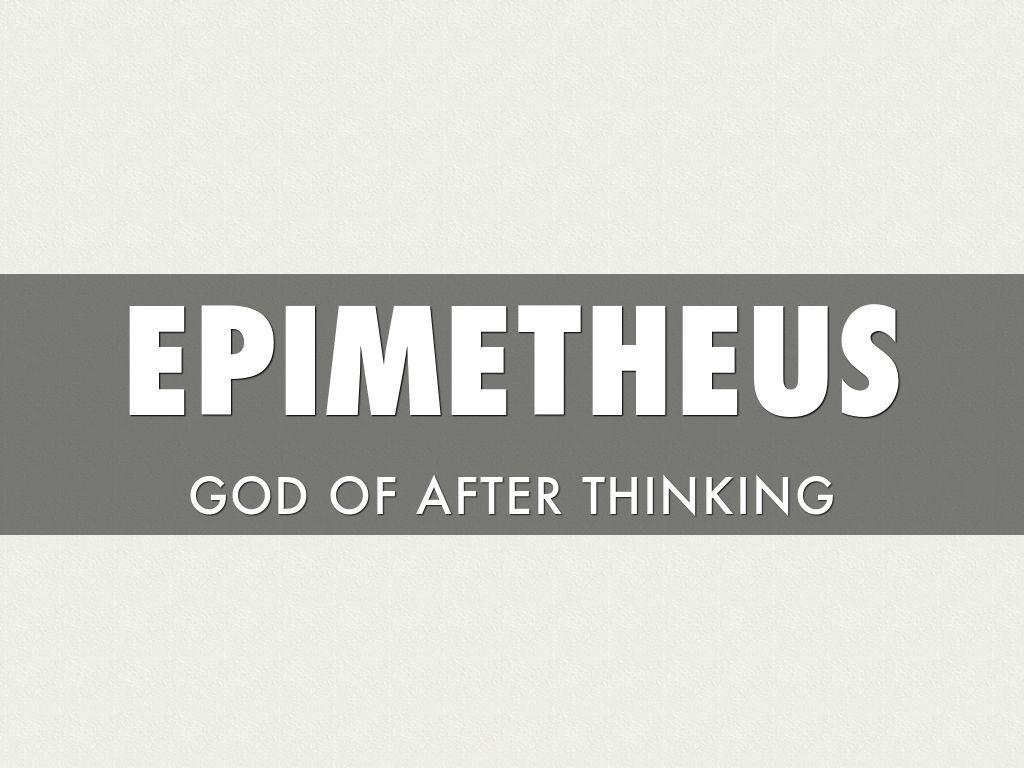 Epimetheus Logo - Epimetheus by Henry Stanley