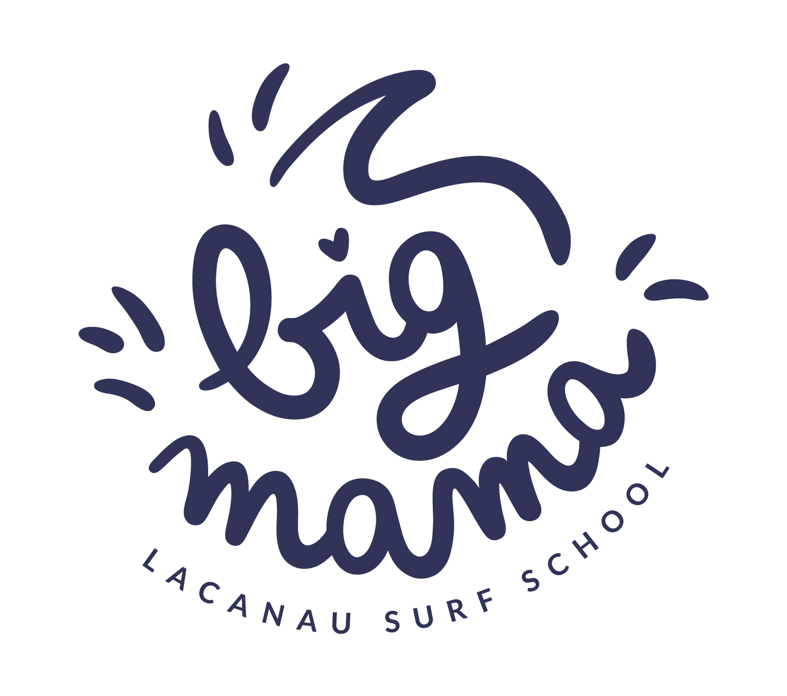 Mama Logo - BIG MAMA SURFSCHOOL - Surf School Lacanau - Rental