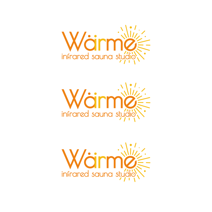 Sunburst Logo - Wärme Infrared Sauna Studio Needs A Sun Or Sunset Rise Or Sunburst
