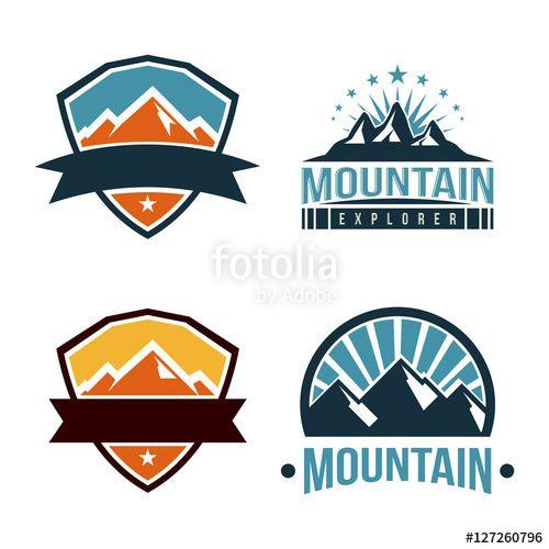 Sunburst Logo - High Mountain with Shield and Sunburst Logo Collection