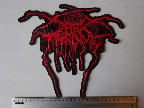 Darkthrone Logo - DARKTHRONE - LOGO RED | Backpatches | Riffs Merchandise