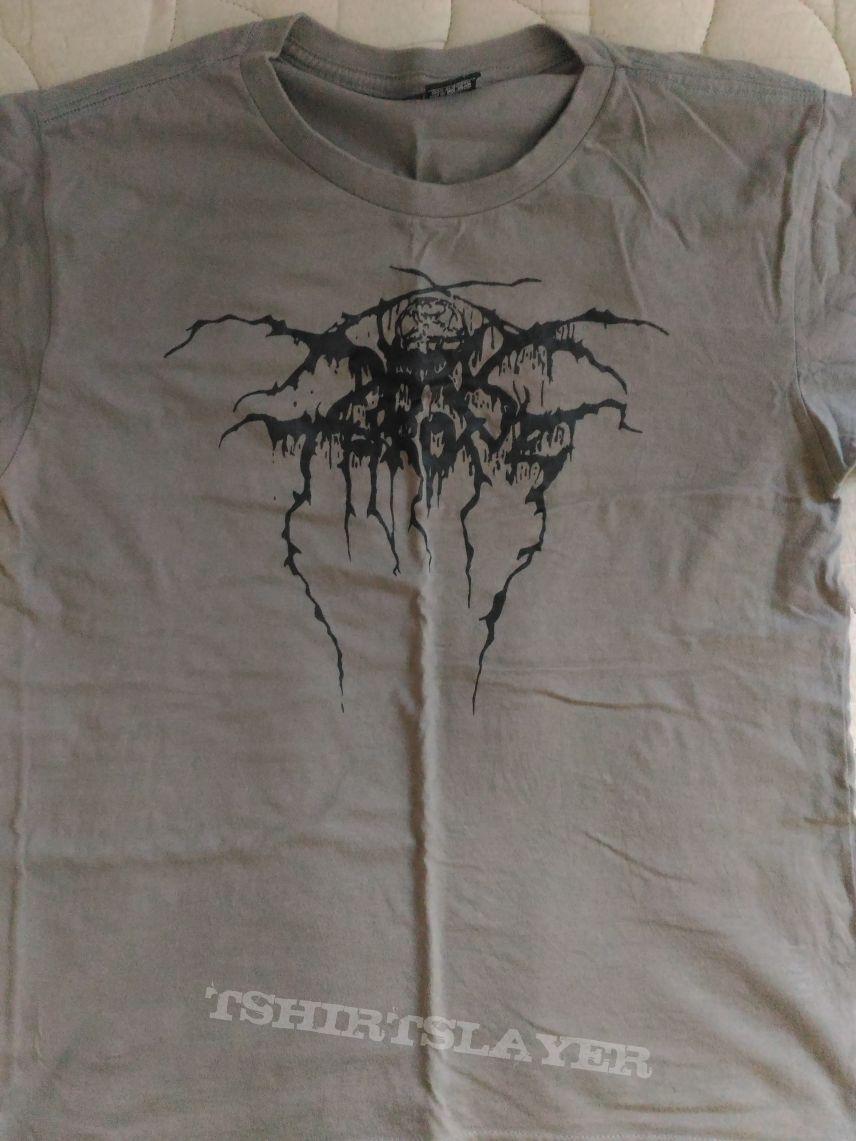 Darkthrone Logo - Darkthrone Logo Grey T-Shirt | TShirtSlayer TShirt and BattleJacket ...