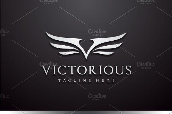 Victorious Logo - Victorious V Logo Logo Templates Creative Market