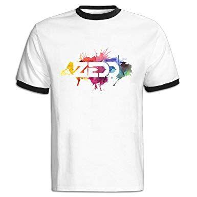 Zedd Logo - TIQB Zedd Logo T Shirt For Men Black: Amazon.co.uk: Clothing