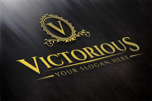 Victorious Logo - Victorious Luxury Logo Logo Templates Creative Market