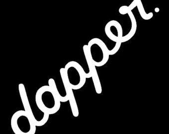 Dapper Logo - Dapper art | Etsy
