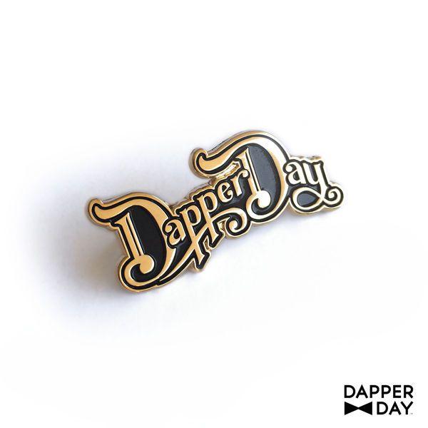 Dapper Logo - DAPPER DAY Script Pin - Dapper Day