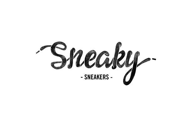 Sneaky Logo - Sneaky Logo on Pantone Canvas Gallery