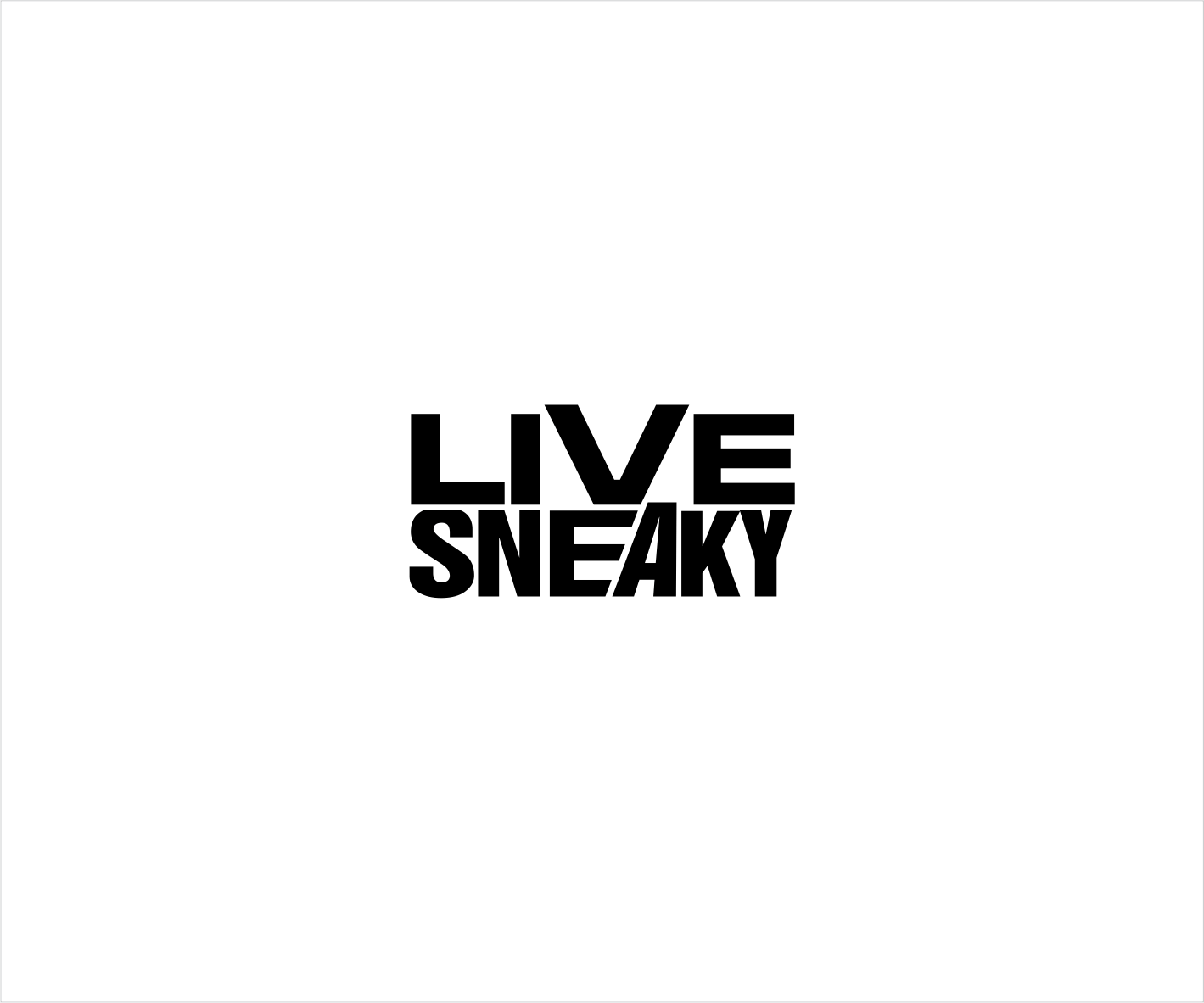 Sneaky Logo - Elegant, Playful, Clothing Logo Design for Live Sneaky