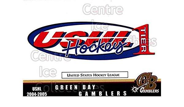 USHL Logo - Amazon.com: (CI) USHL, Logo Hockey Card 2004-05 Green Bay Gamblers ...