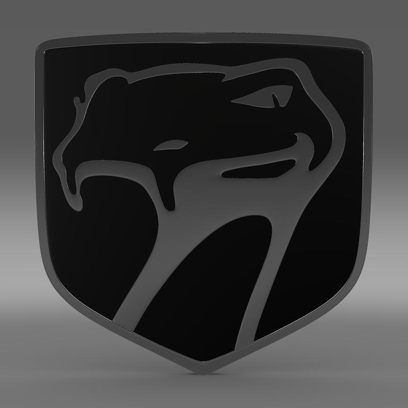 Sneaky Logo - Dodge viper sneaky pete 1992 logo 3D Model