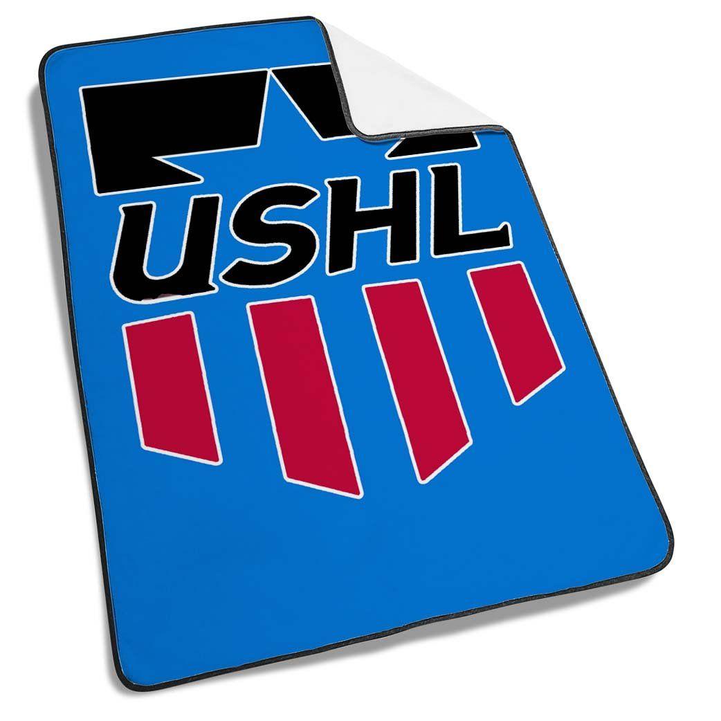 USHL Logo - Ushl Logo Blanket