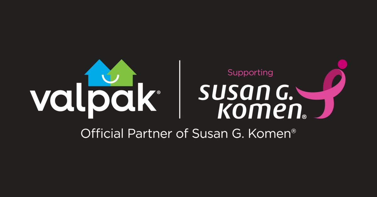 Valpak.com Logo - Susan G. Komen Partners with Valpak | Become a Business Ally