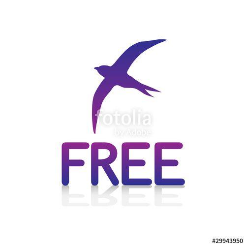 Liberte Logo - logo picto internet web label free libre liberté oiseau envol