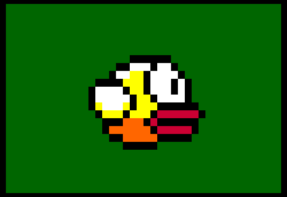 Flappy Logo - Apple II - flappy bird logo