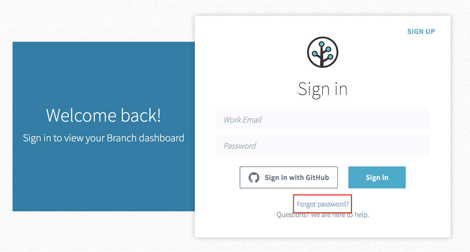 Branch.io Logo - Resetting your password to access Branch dashboard : Branch ...