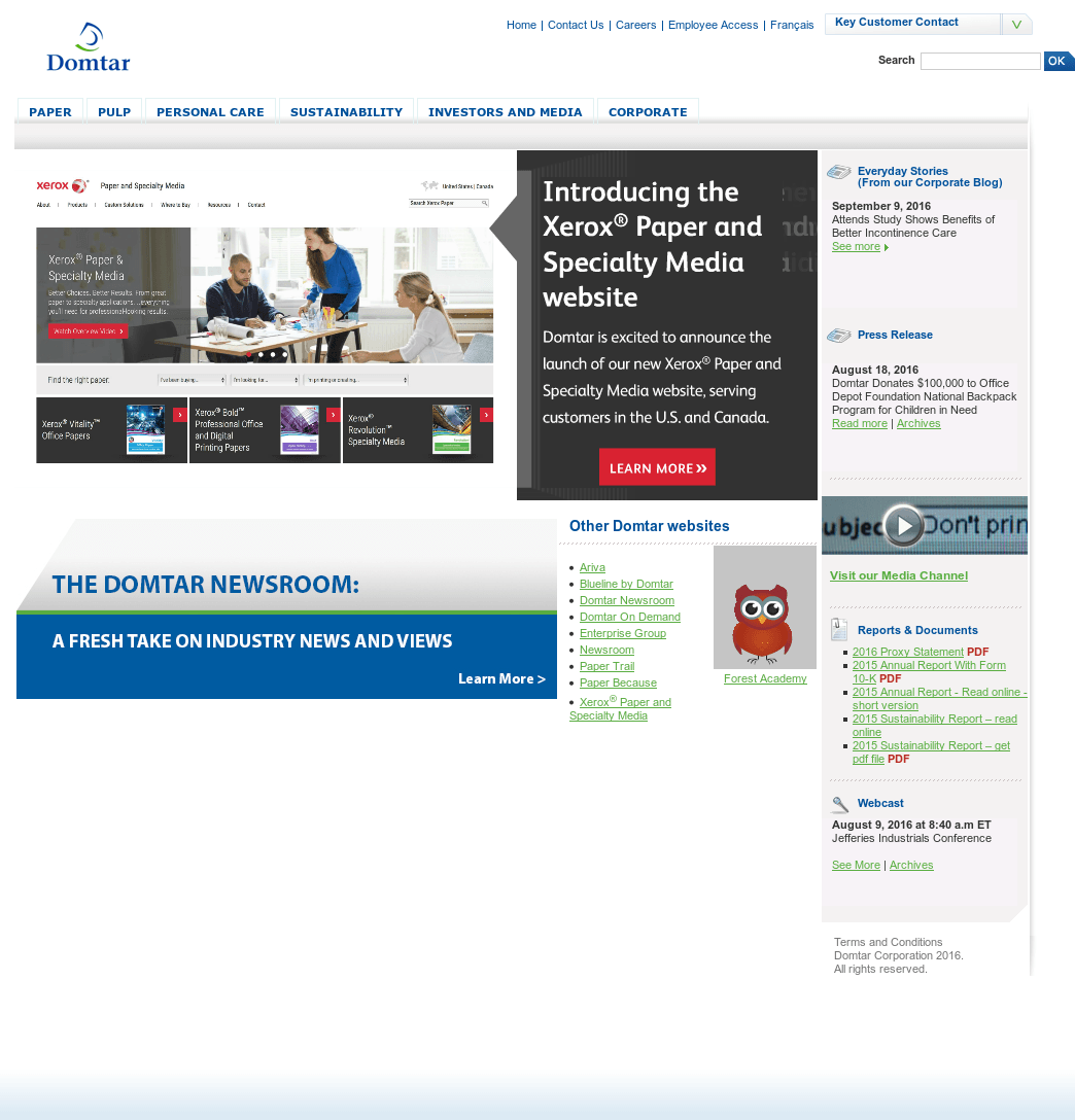 Domtar Logo - Domtar Competitors, Revenue and Employees Company Profile