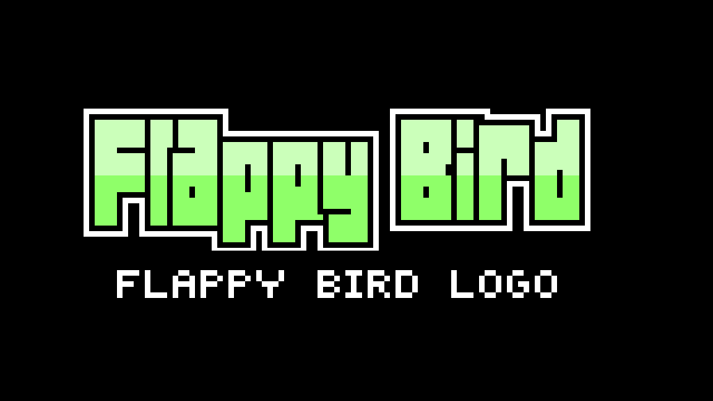 Flappy Logo - Pixilart - Flappy Bird Logo by lio3livion