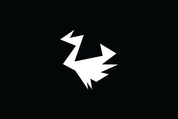 Flappy Logo - Flappy Origami Paper Logo Template ~ Logo Templates ~ Creative Market