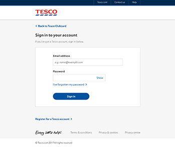 Tesco.com Logo - Register Clubcard | My Tesco Clubcard account | Tesco.com