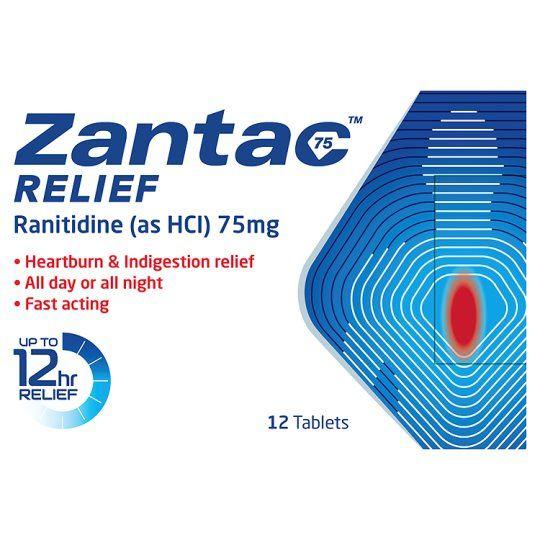 Tesco.com Logo - Zantac Relief 75 12 Tablets - Tesco Groceries