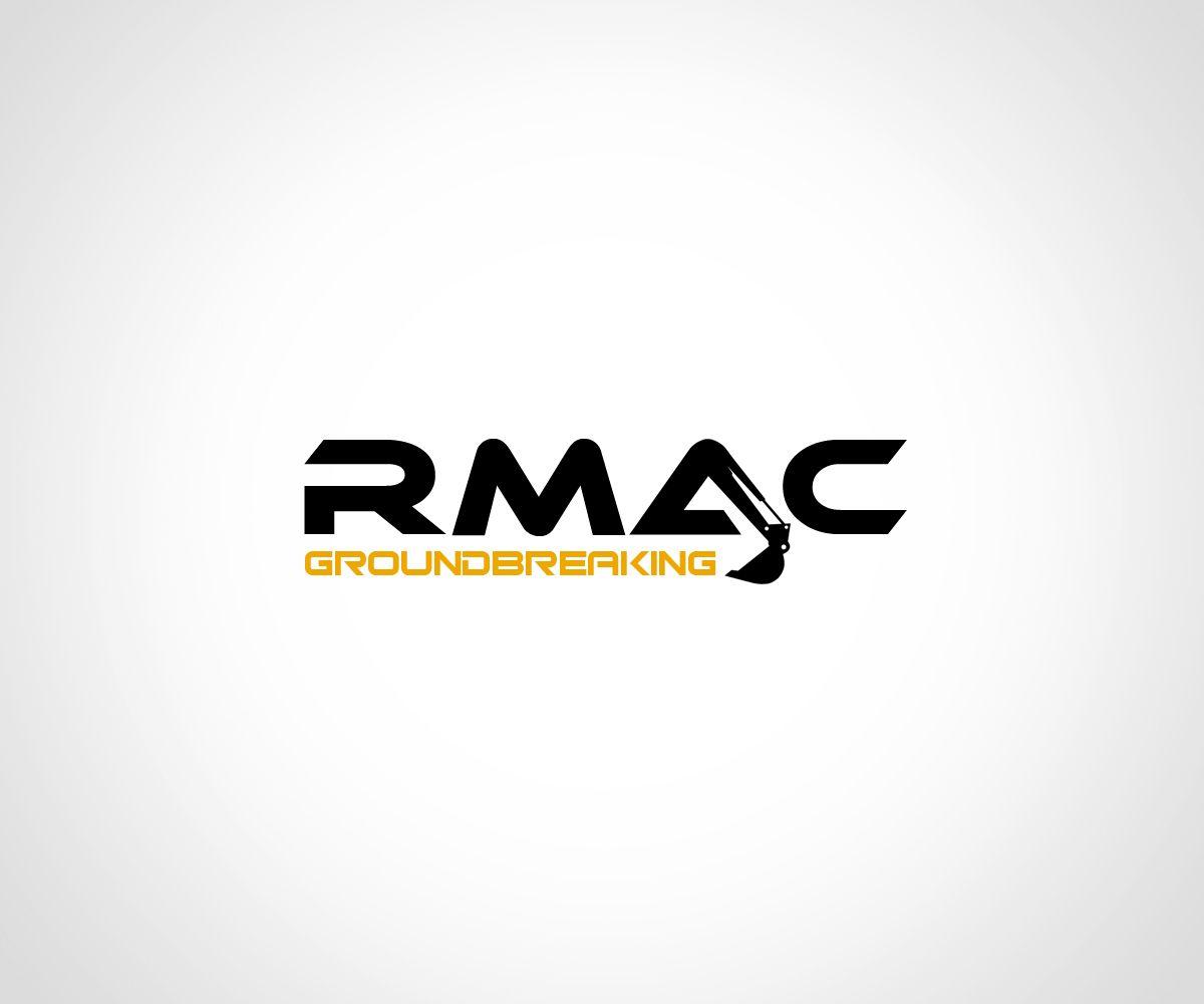 RMAC Logo - Bold, Masculine, Construction Logo Design for Rmac Groundbreaking