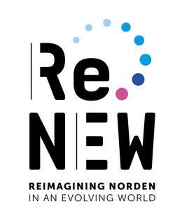 Renew Logo - Reimagining Norden in an Evolving World. University of Helsinki