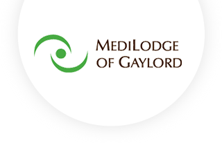 Gaylord Logo - Long & Term Short Term Skilled Nursing Facility - Medilodge of Gaylord