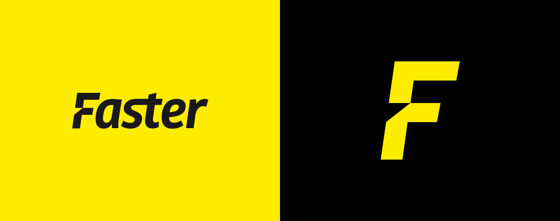 Faster Logo - Rebranding of Faster S.p.a. Bunker