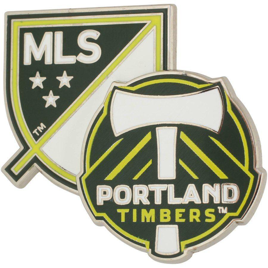 Timbers Logo - Portland Timbers Dual Logo Pin