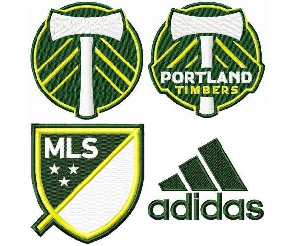 Timbers Logo - Portland Timbers logo machine embroidery design for instant download