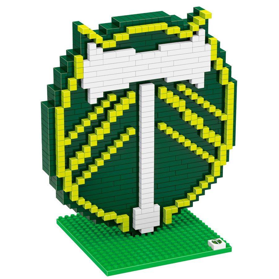 Timbers Logo - Portland Timbers Logo 3D BRXLZ Puzzle