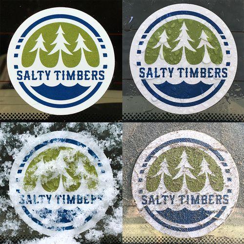 Timbers Logo - Salty Timbers logo sticker