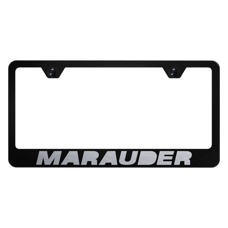 Marauder Logo - Autogold® Plate Frame with Laser Etched Marauder Logo