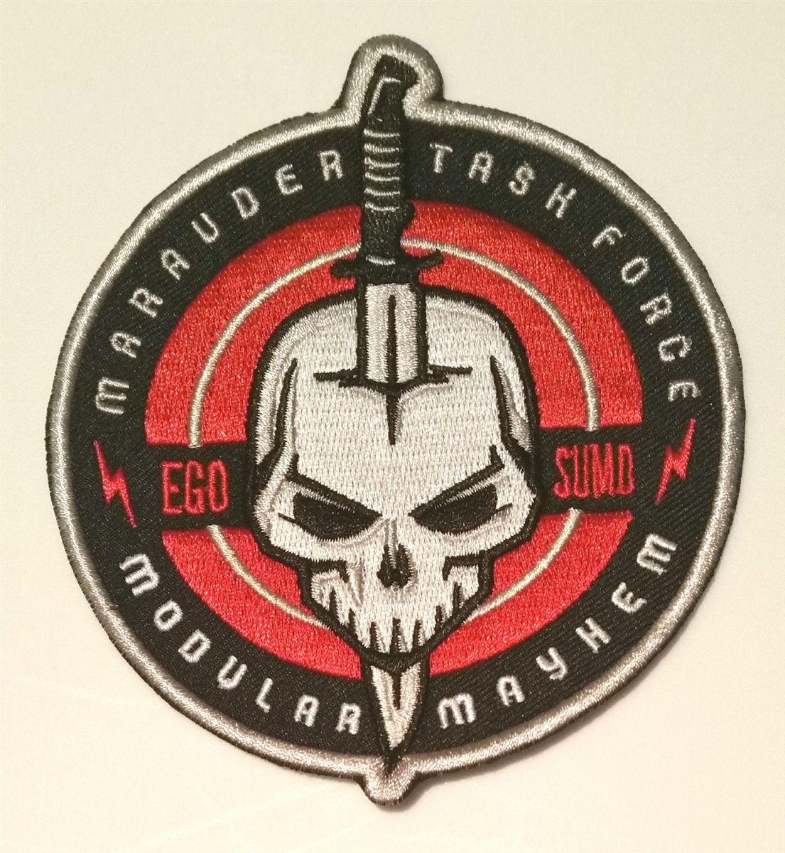 Marauder Logo - Marauder Task Force Logo Embroidered Iron On 4 Inch Cloth Patch