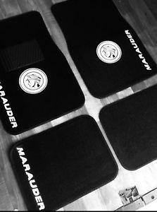 Marauder Logo - Mercury Marauder 4 pc car Floor mats Heat pressed Logo New Fast ...