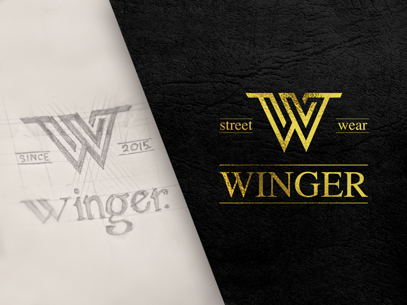 Winger Logo - Winger - Logo by Michael Kutuzov | Dribbble | Dribbble