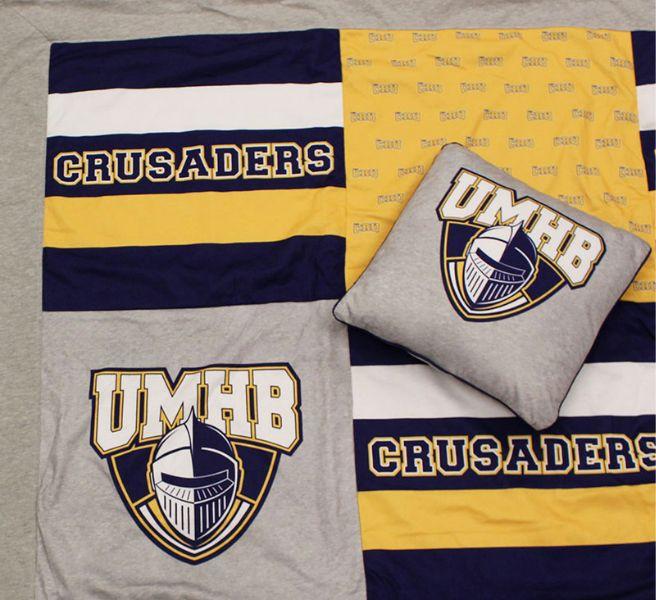 UMHB Logo - Spirit Blanket And Pillow. UMHB Campus Store