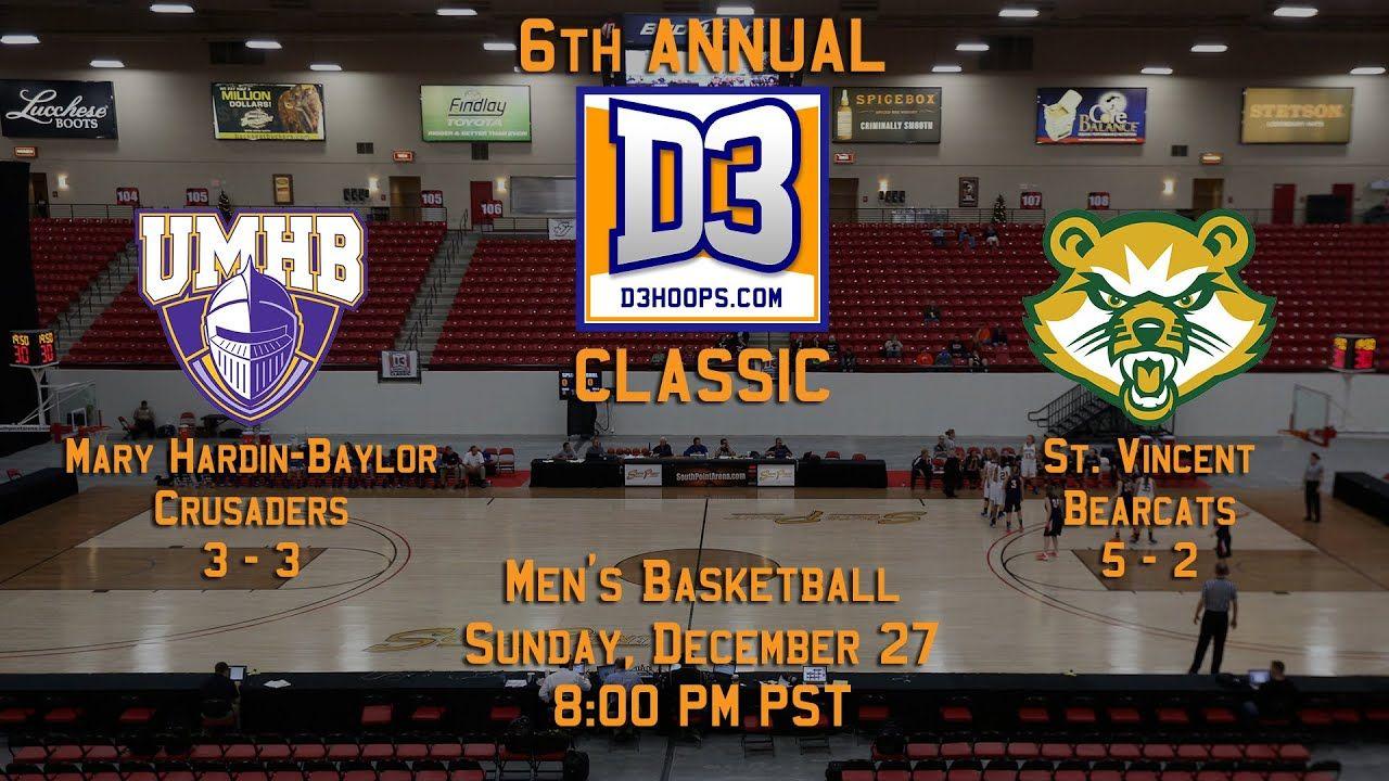 UMHB Logo - D3hoops.com Classic: St. Vincent vs. UMHB