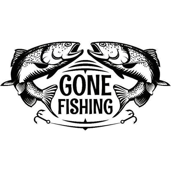Fising Logo - Fly Fishing Logo 7 Angling Fish Fresh Water Hunting Striped | Etsy